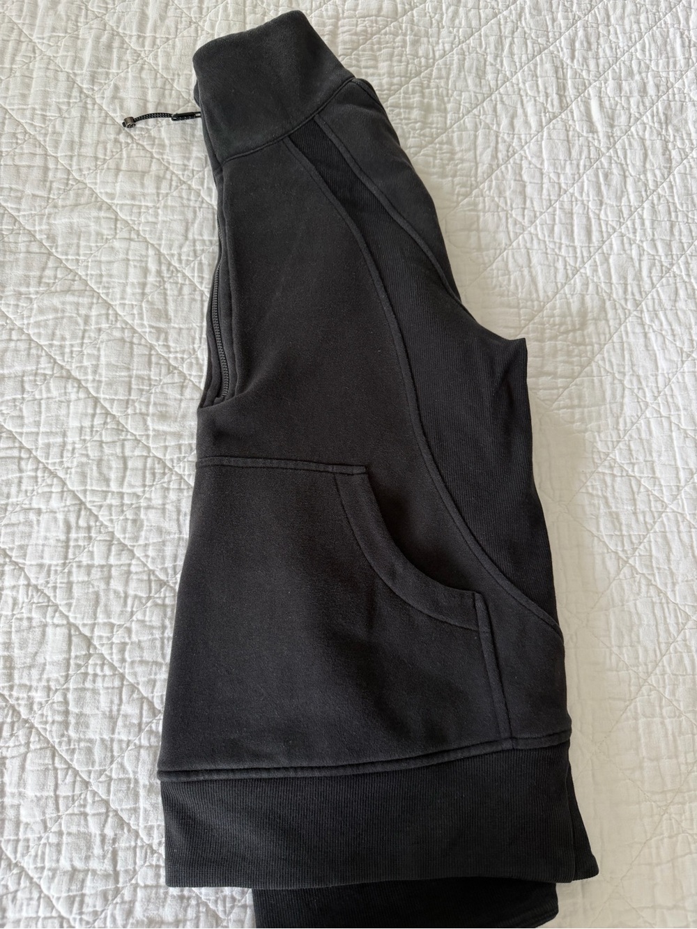 Lululemon Scuba oversized funnel-neck half zip wmn. sz. XS/S blk, good condition - Picture 12 of 13